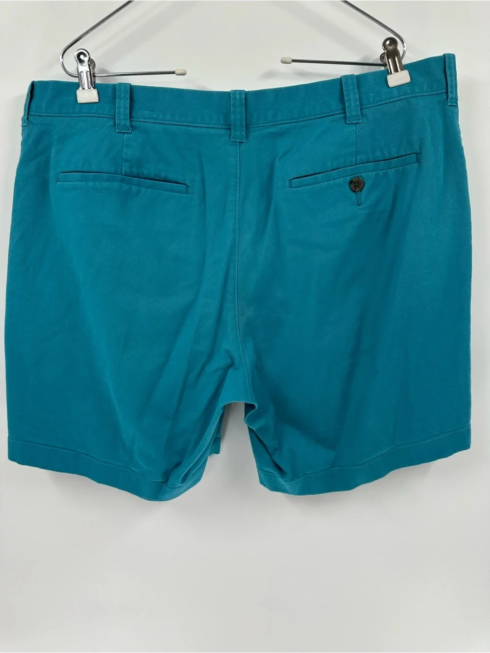 J. Crew Teal Flat-Front Men's Shorts 7” inseam